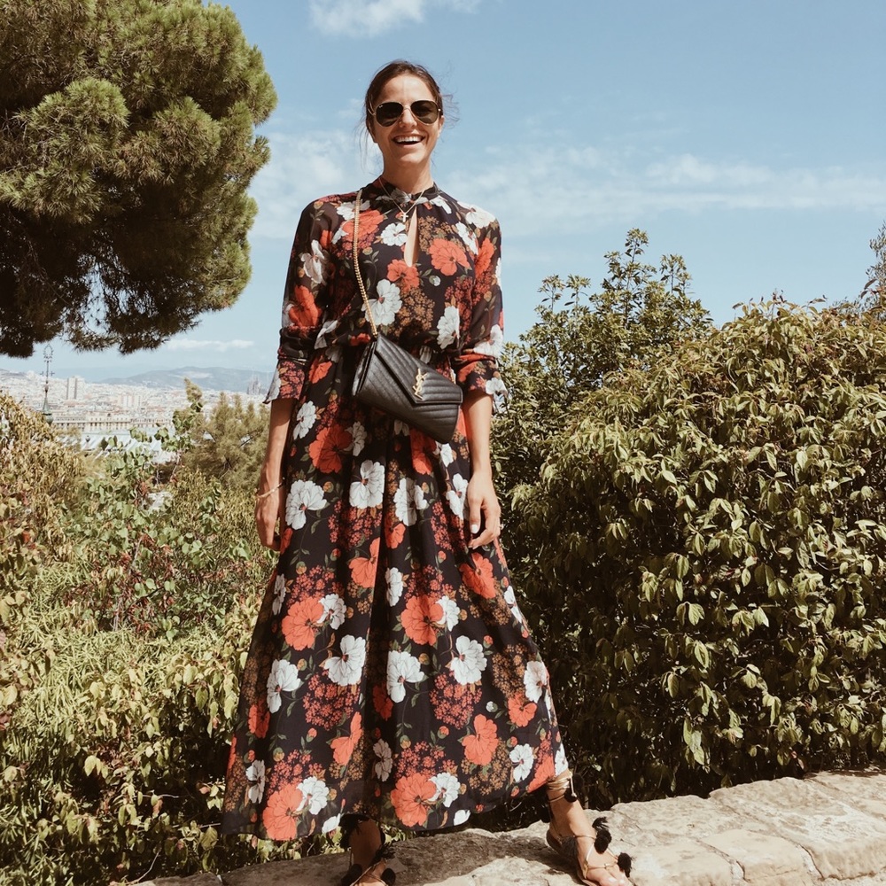 Zara Floral Maxi Dress